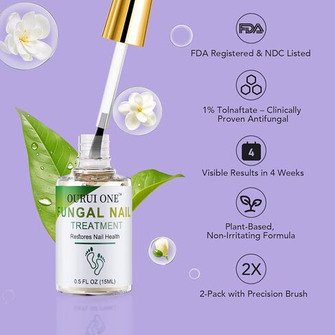 علاج الأظافر الفطري قوة إضافية ، وعلاجات أظافر الصبغة للأظافر السميكة والأصفر والمتحلل ، و 30 مل ل 4 أسابيع من الفطريات الأظافر ، وأظافر الأظافر ، والرياضيين ، ونمو الأظافر و "القويتر" in Kuwait