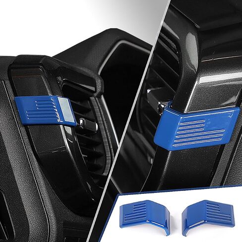Red Interior Center Console Air Vent Vehlet Cover Cover Panel for Ford F150 و Raptor 2021 2022 2023 ملحقات زخرفية in Kuwait