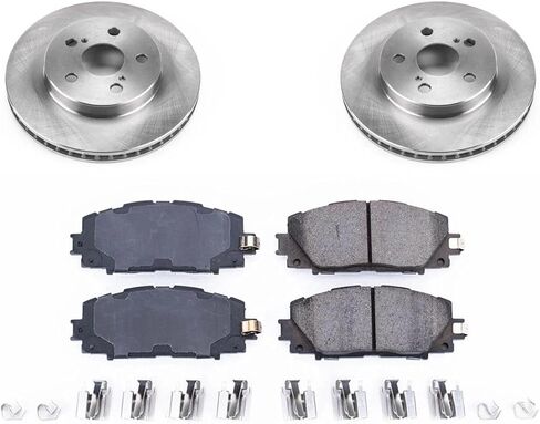 Power Stop Koe7701 AutoSpecialty Front Brake Brake Kit-Oe Brake Brake Rotors & Ceramic Brake Vals for Toyota Corolla ، Toyota Prius ، Toyota Prius AWD-E ، Toyota Prius Prime [نموذج محدد] in Saudi Arabia