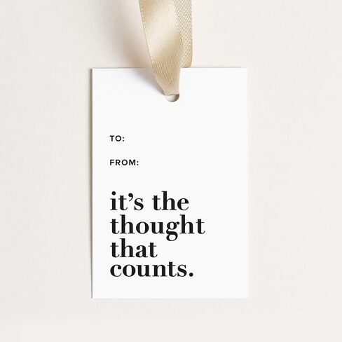 50-Pack Gift Tags - “A Gift for You" | Holiday, Christmas, Gifts, and Birthday Tags | Personalized Labels for Presents | Women-Owned Business in Kuwait