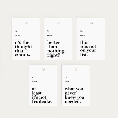 50-Pack Gift Tags - “A Gift for You" | Holiday, Christmas, Gifts, and Birthday Tags | Personalized Labels for Presents | Women-Owned Business in Kuwait