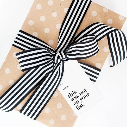 50-Pack Gift Tags - “A Gift for You" | Holiday, Christmas, Gifts, and Birthday Tags | Personalized Labels for Presents | Women-Owned Business in Kuwait