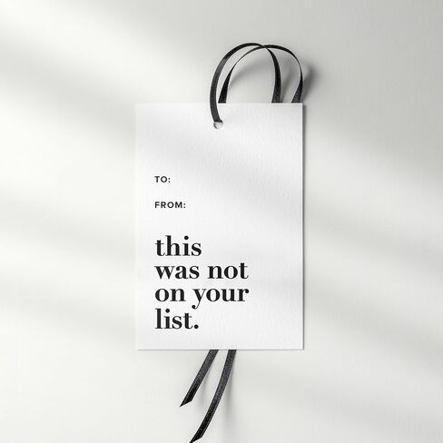 50-Pack Gift Tags - “A Gift for You" | Holiday, Christmas, Gifts, and Birthday Tags | Personalized Labels for Presents | Women-Owned Business in Kuwait