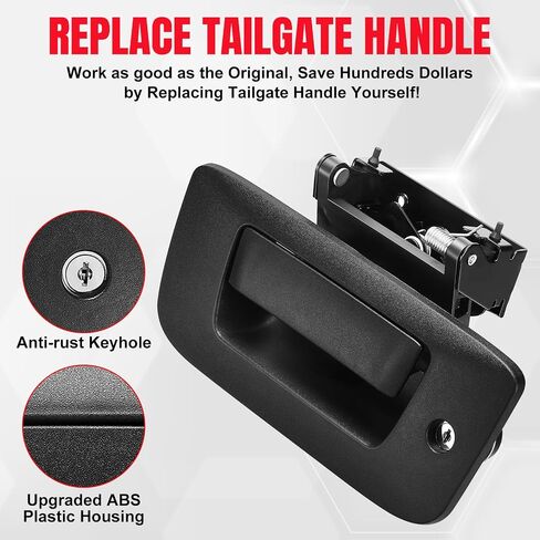 22755305 مقبض الباب الخلفي متوافق مع Chevy Silverado 1500 2500 3500 HD Classic ، متوافق مع GMC Sierra 1500 2500 3500 2007-2014 HD Classic 2007-2014 in Saudi Arabia
