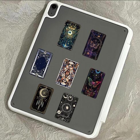 100pcs Vintage Astronomy Stickers，Fantasy Graffiti Galaxy Astronomical Artistic，Celestial Sticker Set Laptop Retro Galaxy Moon for DIY Scrapbook Journal Laptops,Journals Kindle Case in Kuwait