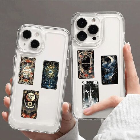 100pcs Vintage Astronomy Stickers，Fantasy Graffiti Galaxy Astronomical Artistic，Celestial Sticker Set Laptop Retro Galaxy Moon for DIY Scrapbook Journal Laptops,Journals Kindle Case in Kuwait