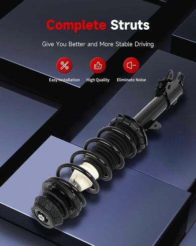 cciyu Front Complete Struts shock and Struts Fits for 2012-2019 for Nissan Versa 2014-2019 for Nissan Versa Note 1333584L 1333584R Quick Struts Assembly -2PCS in Saudi Arabia