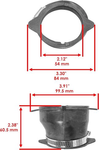 Caltric Carbretor Carb Boot Joint مع المشبك متوافق مع Polaris Trail Boss 325 330 2000-2009 in Saudi Arabia