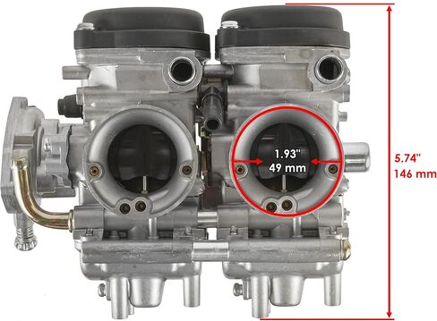 Caltric Carburetor متوافق مع Yamaha Raptor 660R YFM660R 2001 2002 2003 2004 2005 in Saudi Arabia