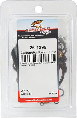 جميع الكرات Racing Rebuild Rebuild Kit 26-1399 متوافقة مع/استبدال Yamaha YFM400 Kodiak 4WD 1993-1995 in Saudi Arabia