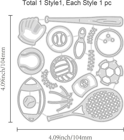 GLOBLELAND Jersey Cutting Dies Sports Shorts Shirts Carbon Steel Die Cuts for DIY Crafting Embossing Stencil Template for Card Making Scrapbooking Photo Album Decoration in Saudi Arabia