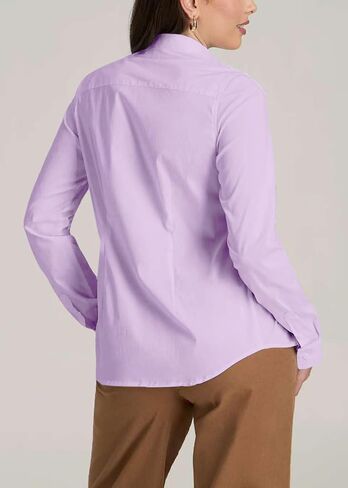Button Down Shirts for Women Dress Shirts Long Sleeve Stretch Wrinkle Free Work Solid Casual Office Blouses Top in Saudi Arabia