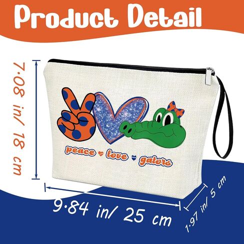 Gators Lover Gift Makeup Bag Gift for Gators Merch Gator Spirit Love Love Gators in Kuwait