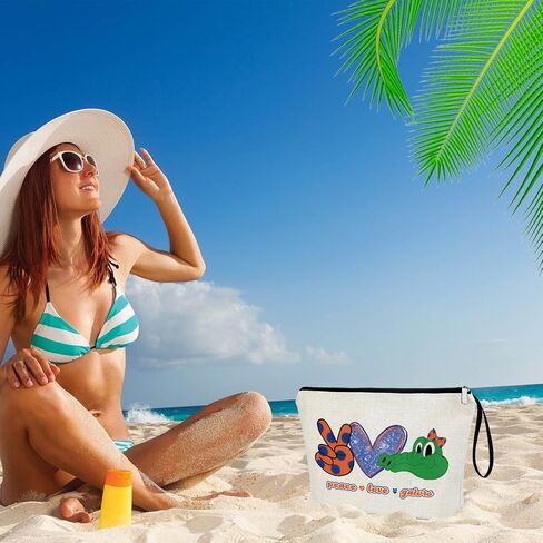 Gators Lover Gift Makeup Bag Gift for Gators Merch Gator Spirit Love Love Gators in Kuwait