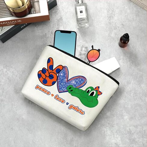 Gators Lover Gift Makeup Bag Gift for Gators Merch Gator Spirit Love Love Gators in Kuwait