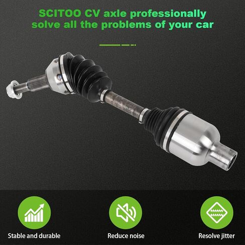 Scitoo Front Left CV Axle Goxmbly Assembly 2008-2016 for Chrysler Town & Country 2008-2020 for Dodge Grand Caravan 2012-2015 for Ram C/V 2009-2011 for Volkswagen Routan 60-3553 2pcs in Saudi Arabia