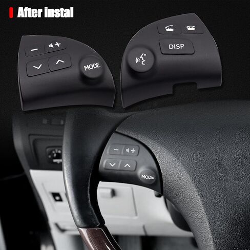 Hisport Teadering Wheel Volume Switch زر اليسار واليمين-متوافق مع لكزس ES350 2006 2007 2008 2008 2010 2011 2012 يحل محل 84250-33190-C0 in Saudi Arabia