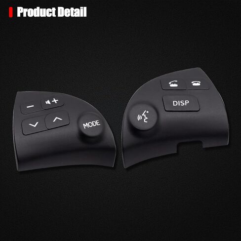 Hisport Teadering Wheel Volume Switch زر اليسار واليمين-متوافق مع لكزس ES350 2006 2007 2008 2008 2010 2011 2012 يحل محل 84250-33190-C0 in Saudi Arabia
