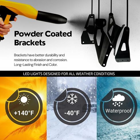 LED Extreme Amber/White (اللون المزدوج) شريط فاتح 38 بوصة لرف السقف صف واحد - 180 واط 162000LM Combo Combo Beam Spot Vlood for Truck Trailer ATV UTV SUV Boat RV in Saudi Arabia