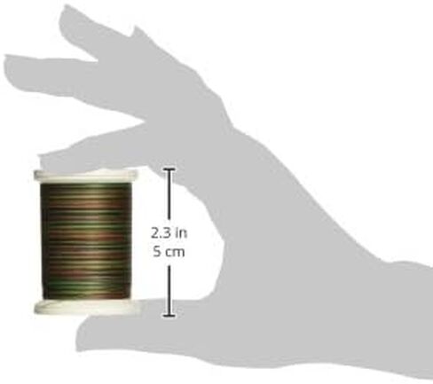 YLI 24450-09V 3-Ply 40wt T-40 Cotton Quilting Variegated Thread, 500 yd, Purple in Kuwait