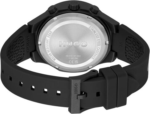 Hugo Men's Multi Watch - Case Lightweight TR90 ، حركة متعددة الوظائف ، تصميم جريء ومرح ، دقة الكوارتز ، ارتداء كل يوم أنيق - هدية له in Kuwait