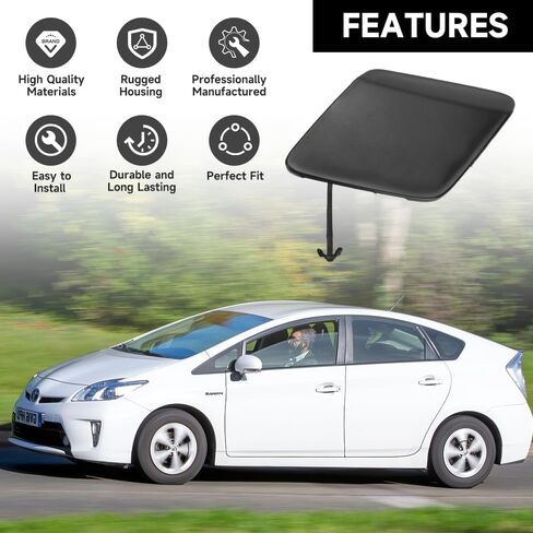 قبعة غطاء خطاف السحب اليسرى الأمامية ل Toyota Prius 2016-2018 | متينة وقوية | 5212847906 ، 5212747907 | قبعة غطاء ثقب العيون خطاف السحب in Saudi Arabia