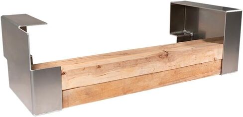 Mytee Products Lightweight Aluminum Dunnage Racks for Flatbed Trailers - 20" x 15" Bolt-On Wood Holder for Gooseneck Trailers - 1 Pair in Saudi Arabia