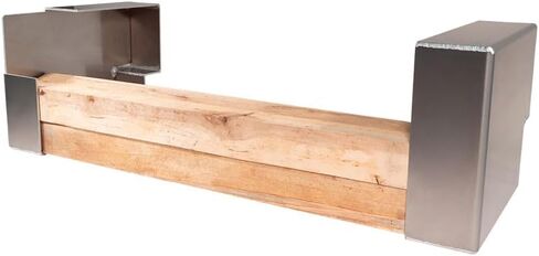 Mytee Products Lightweight Aluminum Dunnage Racks for Flatbed Trailers - 20" x 15" Bolt-On Wood Holder for Gooseneck Trailers - 1 Pair in Saudi Arabia