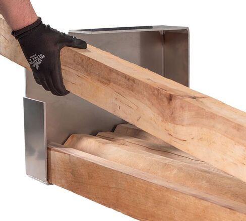 Mytee Products Lightweight Aluminum Dunnage Racks for Flatbed Trailers - 20" x 15" Bolt-On Wood Holder for Gooseneck Trailers - 1 Pair in Saudi Arabia