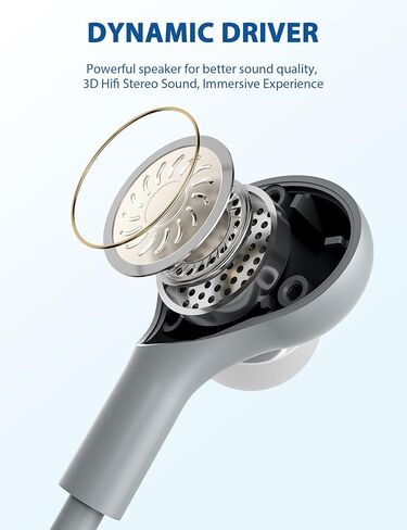Wired Earbuds USB Type C Headphone for iPhone 16e 16 Pro Max 15 Plus for Samsung Galaxy S25 S24 S23 A36 A54 In-Ear Noise Canceling Magnetic Headset Android Earphone for iPad 11 A16 Pixel 9 9a 8 Laptop in Saudi Arabia
