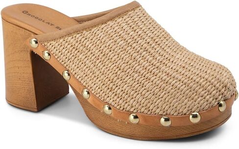 Chocolat Blu Women Shoes Melody High Block Heel Mule in Kuwait