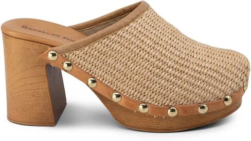 Chocolat Blu Women Shoes Melody High Block Heel Mule in Kuwait