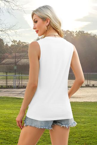 Baseball Tank Top for Women: Baseball Mom Shirt Baseball Fan Game Day Sleeveless Tops in Saudi Arabia