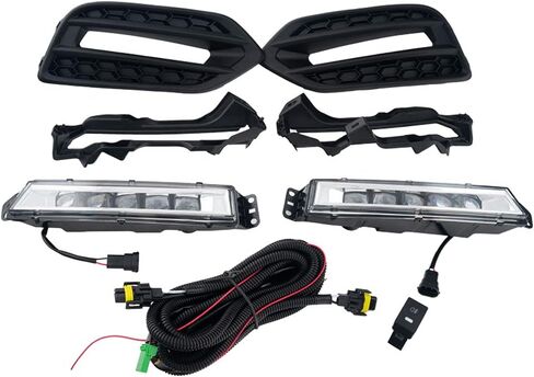 Fog Light Assembly Compatible with 2019 2020 2021 2022 Honda HRV HR-V LED Fog Lights Lamps with Assembly Set L&R Side in Kuwait
