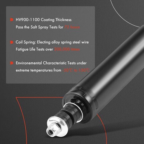 A-Premium Front Pair (2) Shock Absorber Compatible with GMC W4500 Forward 1992-2009, W5500 Forward 2003-2009 & Chevrolet LCF 3500 2016-2018, W4500 Tiltmaster 1992-1995 & Isuzu NPR 1986-2018, NRR, NQR in Saudi Arabia