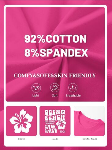 قمصان هاواي للنساء الفتيات في سن المراهقة كبيرة الحجم الجمالية preppy hibiscus الرسوم المحببة الشاطئ in Kuwait