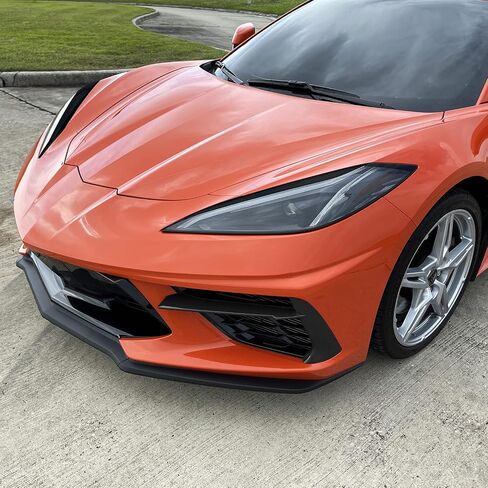 Slickmod Precut Vinyl Smoke Lint لعام 2020-2022 Chevy Corvette C8 المصباح (المصباح ، 20 ٪ دخان داكن) in Saudi Arabia