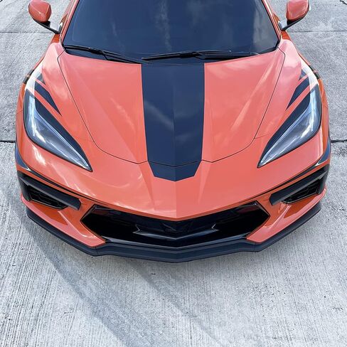 Slickmod Precut Vinyl Smoke Lint لعام 2020-2022 Chevy Corvette C8 المصباح (المصباح ، 20 ٪ دخان داكن) in Saudi Arabia