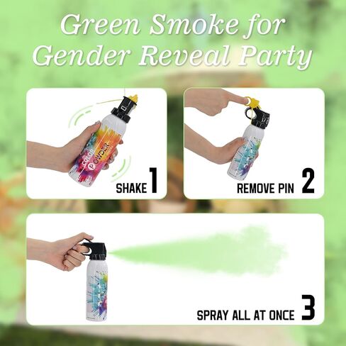 Gender Reveal Fire Extinguisher 2 Pack Red Fog Atmosphere Smog for Baby Reveal Photoshoot Video Props Stage Mister Foggers Red Smoke Gender Reveal Extinguishers for Birthday Wedding Party in Kuwait