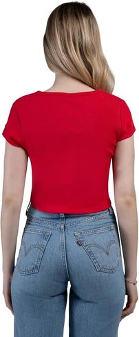 Hype & Vice Cali Tee for Women (Small) - Penn State University Tailgate Top for Women, Crop Top T-Shirt, College Shirts for Game Days - White in Saudi Arabia