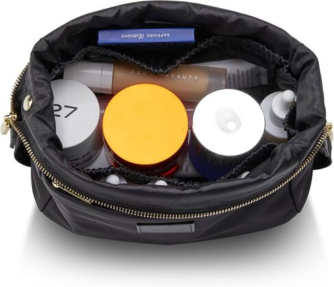 ETOILE - Jet Setter Travel Case Black Soft Flexible and Foldable Makeup Cosmetic Travel Bag in Saudi Arabia