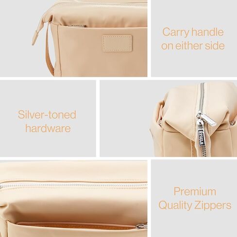 Etoile - Jet Setter Travel Case أسود ناعم مرن وقابل للطي كيس السفر التجميلي in Kuwait