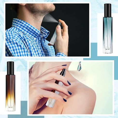 DOMENSI 40 PCS 10ML Travel Travel Travel Reclable Bottles Glass Pray Bottle Perfum in Kuwait