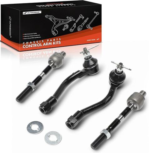 A-Premium Set of 4, Front Inner Outer Tie Rod End Kit, Compatible with Kia Rio, Rio5, 2006-2011 in Saudi Arabia