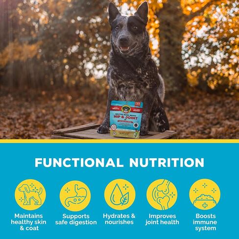 Brutus Broth Skin and Coat Meal Toppers for Dogs Mega Pack (Salmon Flavor) - Vegetable Broth Powder with Omegas 3, 6 & 9 - Dog Food Toppers for Dry Food - Makes 130oz of Liquid Bone Broth in Kuwait