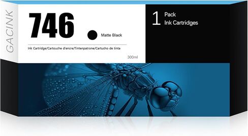 746 حبر خراطيش 6pack متوافق مع HP DesignJet Z6 & Z9+ طابعات تنسيق كبيرة (300 مل أسود غير لامع ، أسود ، سماوي ، أرجواني ، أصفر ، أحمر لوني) in Kuwait
