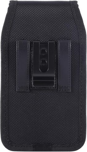 حافظة Universal مع حزام حلقات حلقات Phone Case Pouch with Card Slot Slot Pen Nylon لـ Samsung Galaxy Z Flip 5/4/3 Case Motorola Razr Plus Moto Razr+ 2023 Galaxy Z Flip 5/4/3/2 (Nylon Black ، XS) in Kuwait