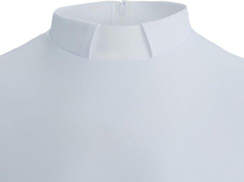 Women's Bell Sleeve Church Dress Clergy Midi Dress Tab Insert Collar Priestess Dress in Saudi Arabia