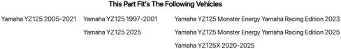 طقم القابض TUSK مع الينابيع الثقيلة المتوافقة مع Yamaha YZ125 1997-2001 ، 2005-2021 ، 2025 in Saudi Arabia