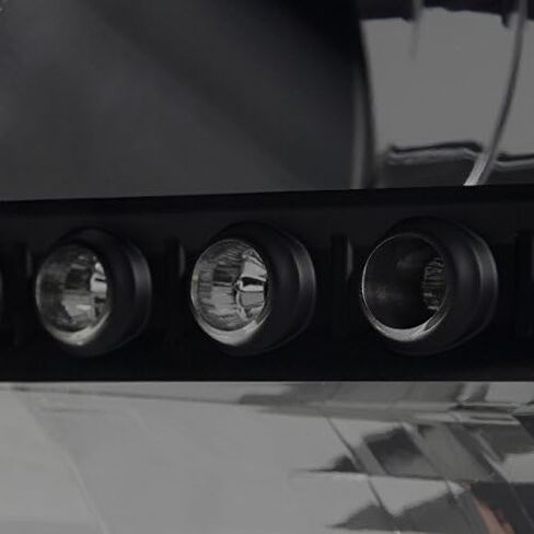 AKKON - For Ford F250/F350 Superduty Excursion Black Smoke LED Headlights Replacement Left + Right Pair Set in Saudi Arabia